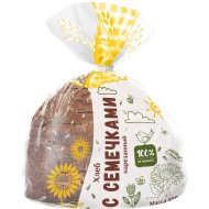 Хлеб с семечками подовый, нарезанный, 450 г