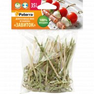 Пики декоративные из бамбука «Paterra» завиток, по 35 шт.