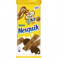 Шоколад «Nesquik» молочный, с молочной начинкой и какао-печеньем, 87 г