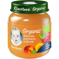 

Пюре "ГЕРБЕР ORGANIC" (яб/аб/перс) 125 г