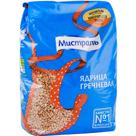 Крупа гречневая Мистраль ядрица, 2 кг