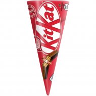 Мороженое «KitKat» двухслойное, с шоколадным соусом и вафлями, 77 г