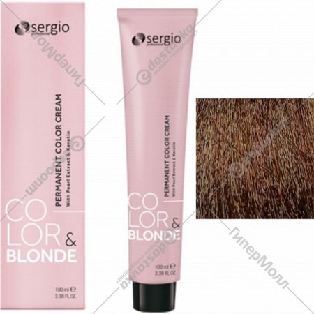 Крем-краска для волос «Sergio Professional» Color&Blonde 7.34, 100 мл