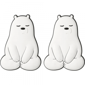 На­клад­ка на бампер «Miniso» We Bare Bears Collection 4.0 Белый мед­ведь, 2010645910105, 2 шт