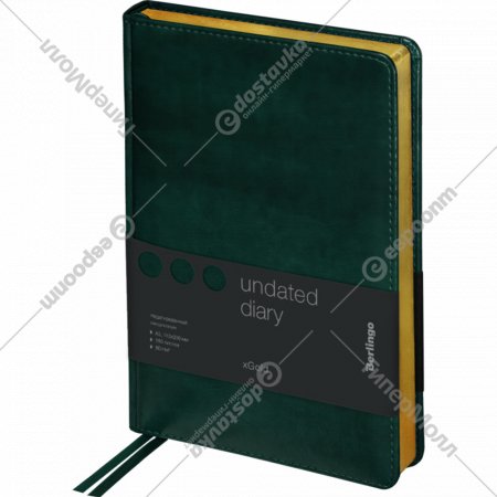 Ежедневник «Berlingo» xGold, А5, 276380, зеленый, 160 л