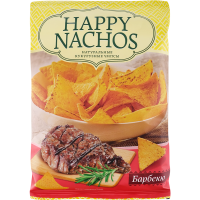 

Чипсы кукур."HAPPY NACHOS"(барбекю)75г