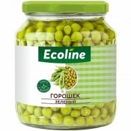 Горошек зеленый консервированный «Ecoline» 390 г