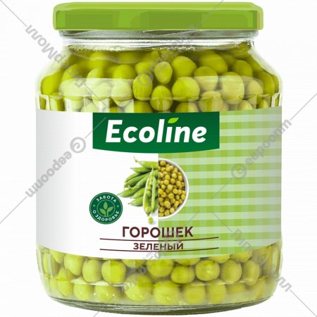 Горошек зеленый «Ecoline» консервированный 390 г