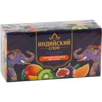 

Чай "ИНДИЙСКИЙ СЛОН"(черн.троп.фр.)20пак