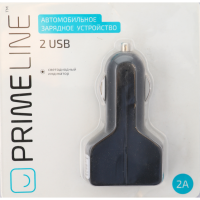 

АЗУ"PRIME LINE"(2USB 2.1А, черный)