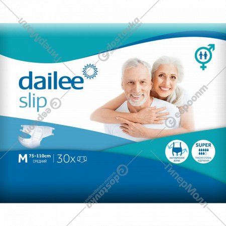 Подгузники для взрослых «Dailee» Medium, 30 шт