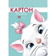 Набор картона «Hatber» Кошечка Мари, 10Кб4_25113, белый, 10 листов