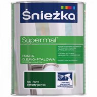 Эмаль «Sniezka» Supermal, масляно-фталевая, зеленый, 400 мл