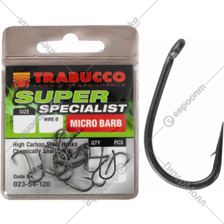 Крючок рыболовный «Trabucco» Super Specialist 08, 023-54-080-S, 30 шт
