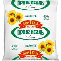

Майонез "ПРОВАНСАЛЬ ЛЮКС" (67%,пак) 450г