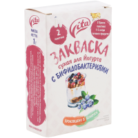 

Закваска сух. д/йогурт с бифид."VITA" 1г