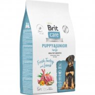 Корм для щенков «Brit» Care Puppy&Junior L Healthy Growth, 5066339, индейка/ягненок, 12 кг