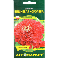 

Семена "ЦИННИЯ ВИШНЕВАЯ КОРОЛЕВА" 1г