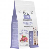 Корм для собак «Brit» Care Adult Sensitive Healthy Digestion, 5066452, индейка/ягненок, 1.5 кг