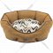 Лежанка для животных «Triol» Осенняя классика, 31931112, размер S, коричневый, 450х400х160 мм