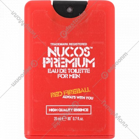 Туалетная вода для мужчин «Nucos» Red Fireball, 20 мл