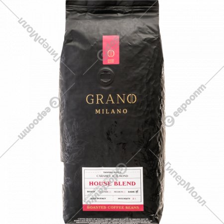 Кофе в зернах «Grano Milano» House blend, 1 кг