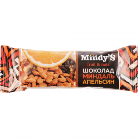 Ба­тон­чик «Mindys» шо­ко­лад-мин­даль-апель­син, 35 г