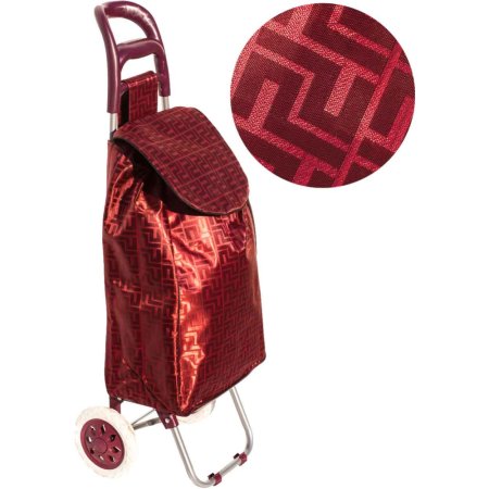 Сумка-тележка Мон Ами хозяйственная, 1301-Т, №2 бордовый