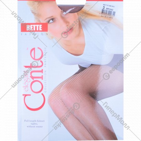 Колготки женские «Conte» Rette Micro, размер 3, bronz