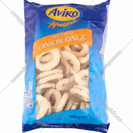 Луковые кольца замороженные «Aviko» панированные, обжаренные, 1 кг