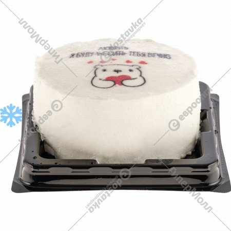Торт «Бенто твороженный с клубникой» замороженный, 400 г