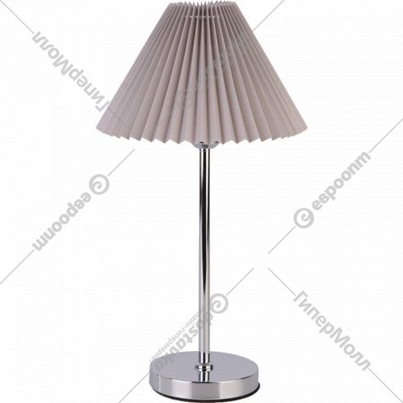 Прикроватная лампа «Евросвет» 01132/1, хром/серый
