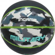 Баскетбольный мяч «Ingame» Military, размер 7, серый/зеленый