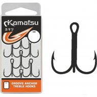 Крючок рыболовный «KAMATSU» Groove Anchore Treble #10, 517000310, 7 шт