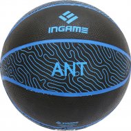 Баскетбольный мяч «Ingame» Ant №7, черный/синий