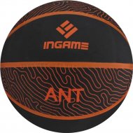 Баскетбольный мяч «Ingame» Ant №7, черный/оранжевый