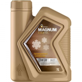 Мо­тор­ное масло «Рос­нефть» Magnum Coldtec 5W30, 1 л