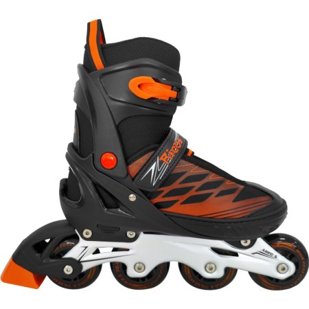 Роликовые коньки Ricos Stream PW-153B M, размер 37-40, черный/оранжевый