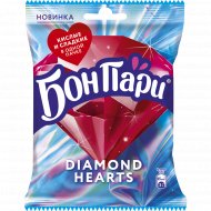 Жевательный мармелад с кислым и сладким вкусами «Diamond Hearts» 65г