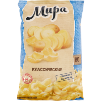 

Снэки картофельные "МИРА" (класс) 80г