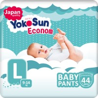 

Подгузники трус."YOKOSUN"(разм.L,9-14кг)
