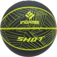 Мяч баскетбольный «Ingame» Shot №7, черный/желтый