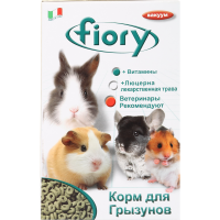 

Корм для грызунов"FIORY"(трав.колеч)400г