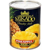 Ананасы конс.«MIKADO»(кольца,ж/б),580мл