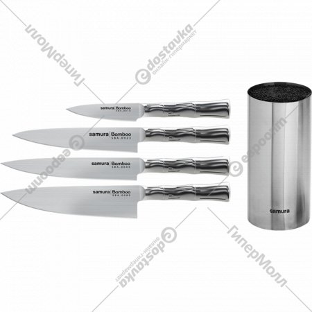Набор ножей «Samura» Bamboo SBA-05, 5 предметов