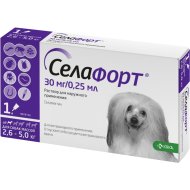 Капли для собак «Селафорт» для кошек собак 2.6-5 кг, 120 мг