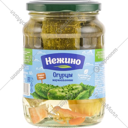 Огурцы маринованные «Нежино» 680 г