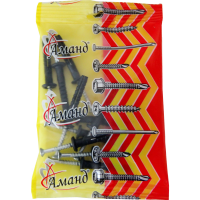 

Дюбель-гвоздь "АМАНД"(6х60 гриб, 10 шт)