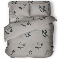 Комплект постельного белья «Samsara» Иероглифы, двуспальный, 200-2