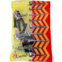 

Дюбель-гвоздь "АМАНД"(6х60 гриб, 25 шт)